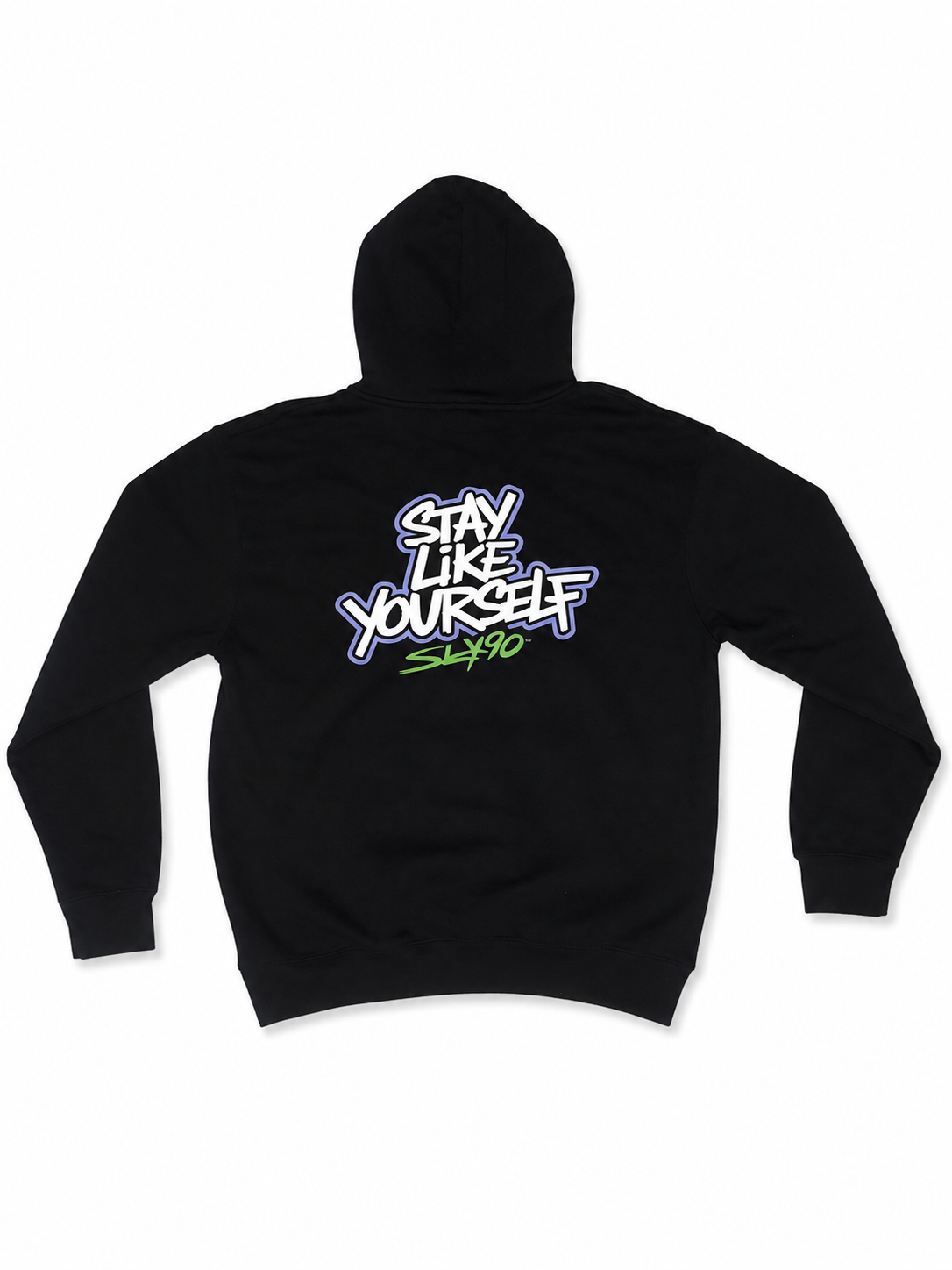 Black Embroidered SLY90 Hoodie