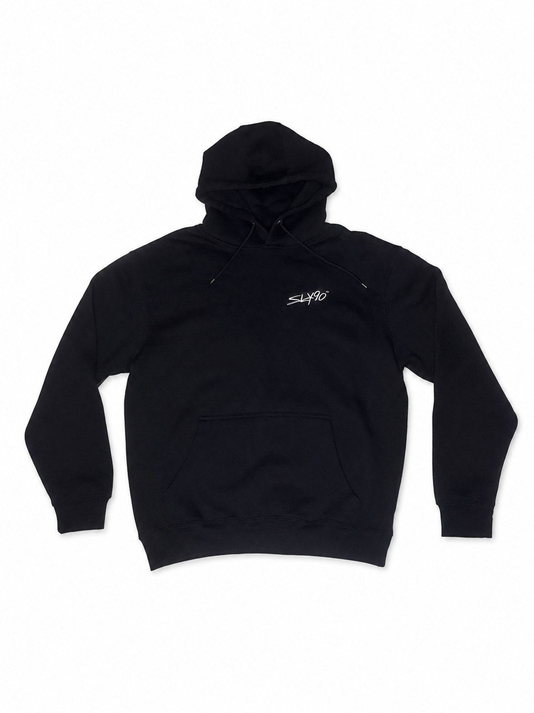 Black Embroidered SLY90 Hoodie